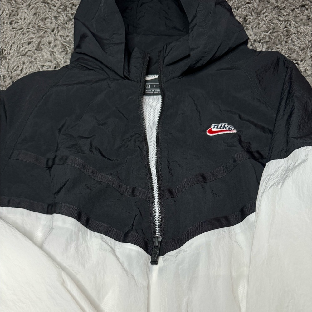 Nike hoodie (white/black)